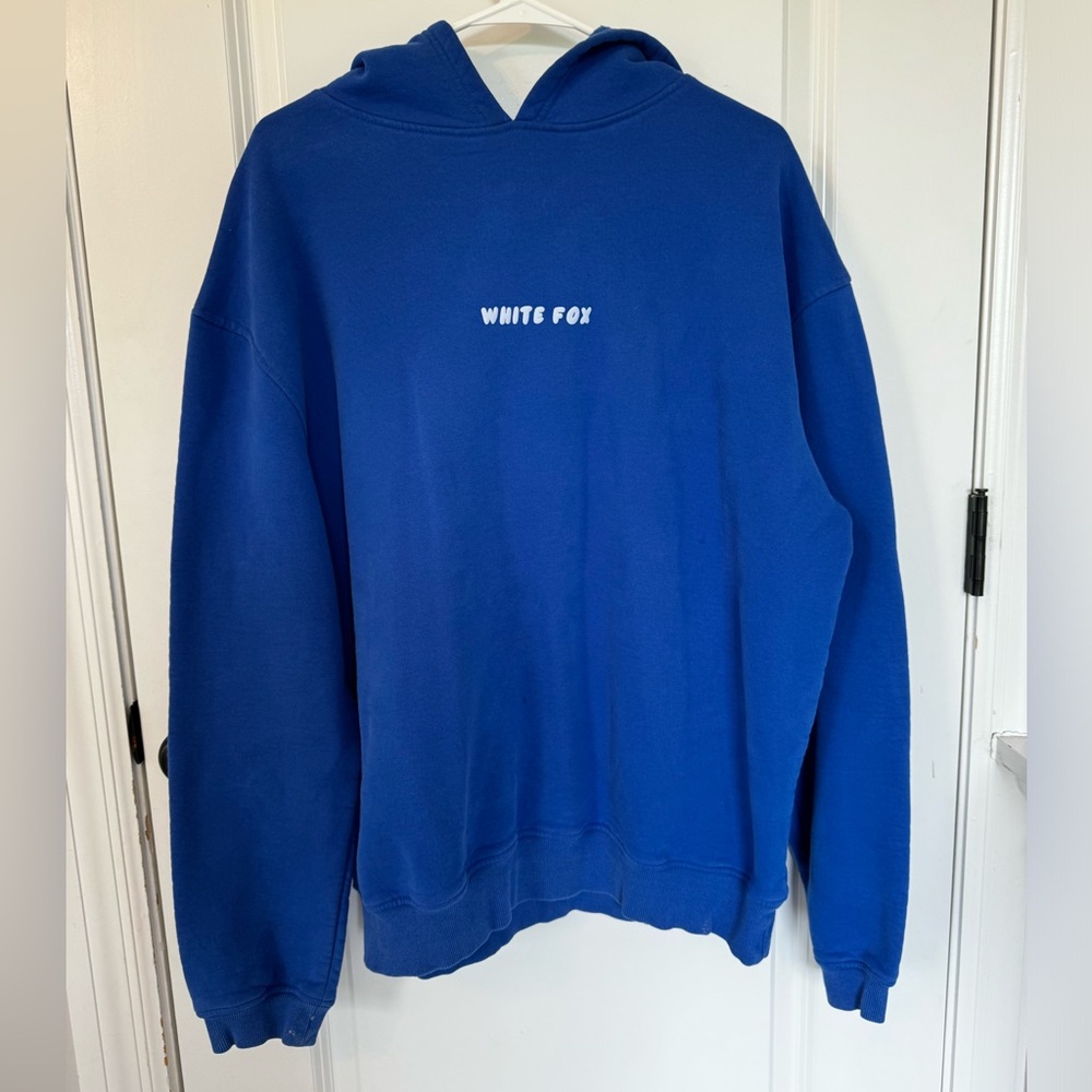 White fox hoodie